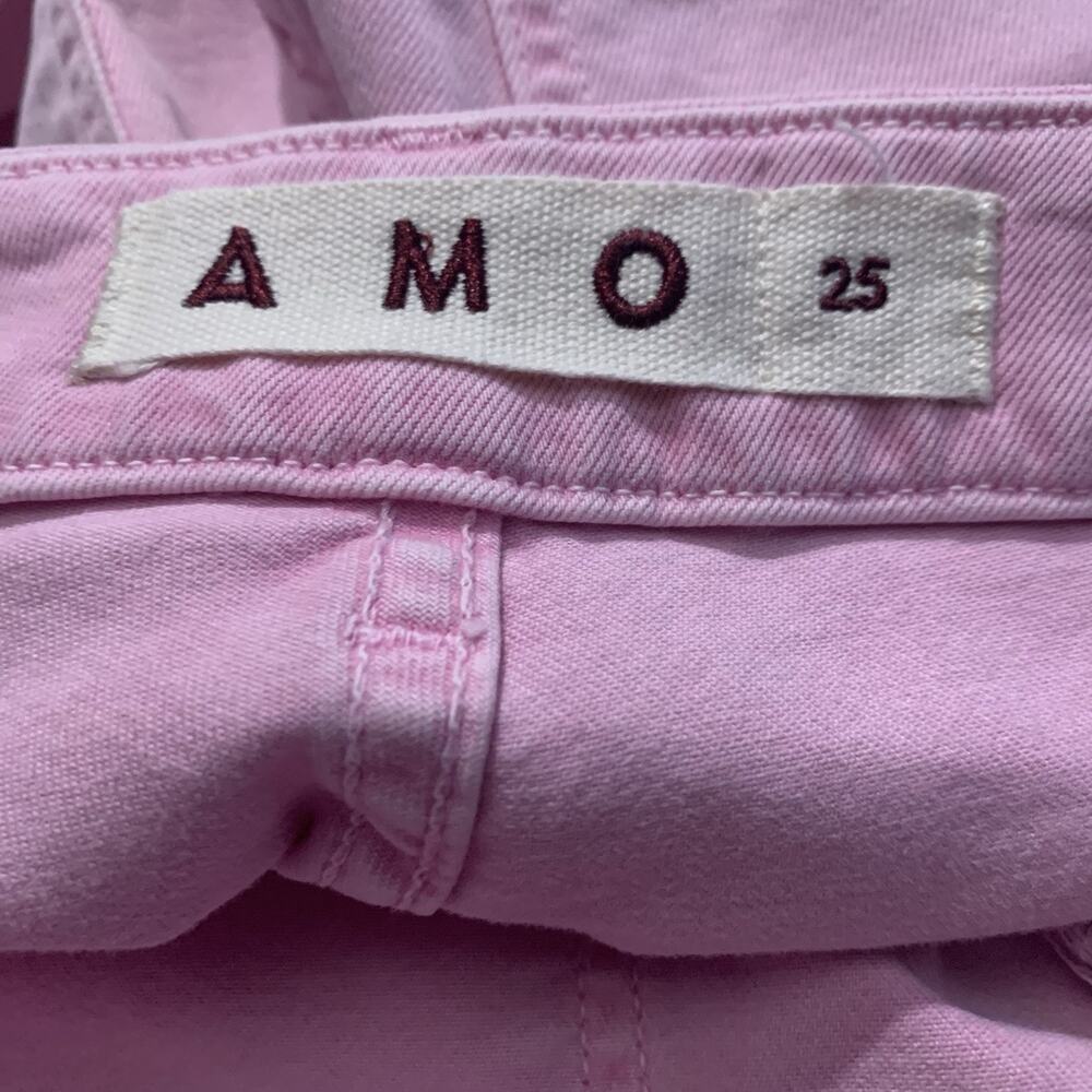 Amo Denim Easy Army Trouser Pants Pink Size 25 - Picture 11 of 13
